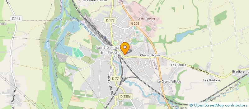 localisation de l'entreprise MADAME CORINNE SAEZ à MARCENAT