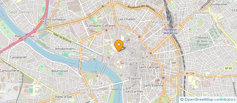 localisation de l'entreprise MADAME CORINNE SAINT-ALARY  TOULOUSE