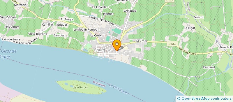 localisation de l'entreprise MADAME CORINNE SALVI  BOURG