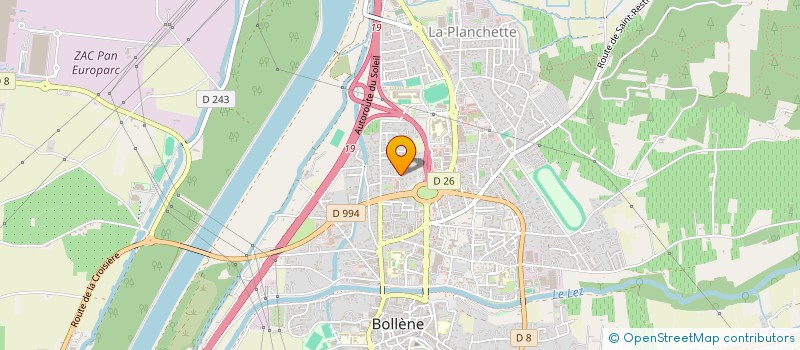 localisation de l'entreprise MADAME CORINNE SANDS  BOLLENE