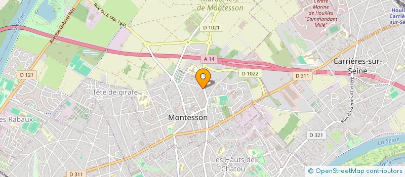 localisation de l'entreprise MADAME CORINNE SANTONI  MONTESSON