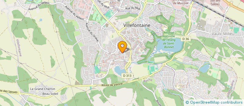 localisation de l'entreprise MADAME CORINNE SAUCHAY  VILLEFONTAINE