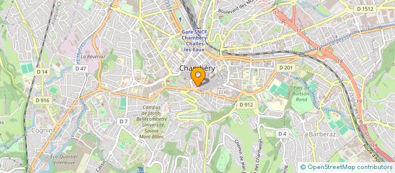 localisation de l'entreprise MADAME CORINNE SCALON à CHAMBERY