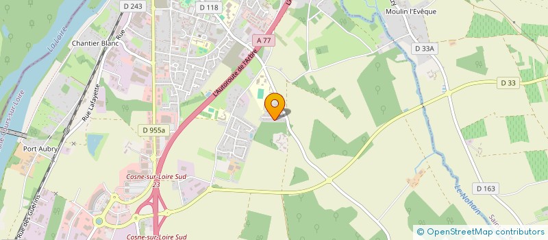 localisation de l'entreprise MADAME CORINNE SCAPIN à COSNE-COURS-SUR-LOIRE