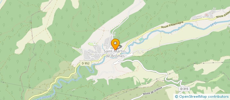 localisation de l'entreprise MADAME CORINNE SCHERER  SAINT-MARTIN-DE-BROMES