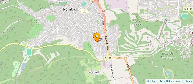 localisation de l'entreprise MADAME CORINNE SCHLEININGER  ROMBAS