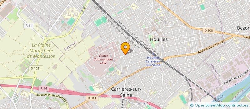 localisation de l'entreprise MADAME CORINNE SCHOLZEN à HOUILLES