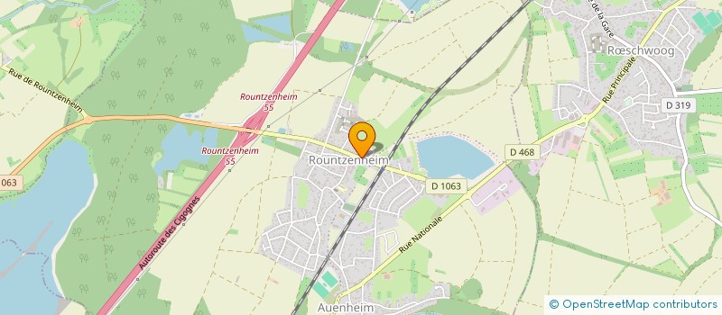 localisation de l'entreprise MADAME CORINNE SCHOPP  ROUNTZENHEIM-AUENHEIM