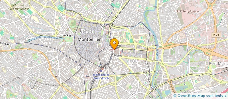 localisation de l'entreprise MADAME CORINNE SEBE à MONTPELLIER