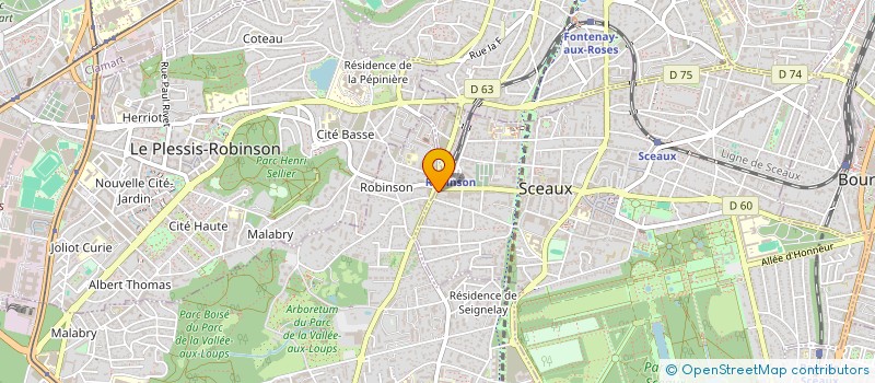 localisation de l'entreprise MADAME CORINNE SEGONDS à SCEAUX
