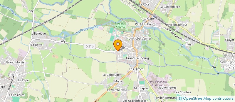 localisation de l'entreprise MADAME CORINNE SEIGNERET  PONT-DE-VEYLE