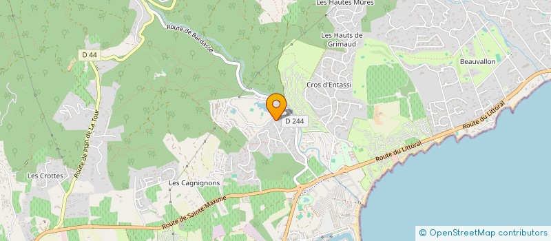 localisation de l'entreprise MADAME CORINNE SEMINEL à GRIMAUD