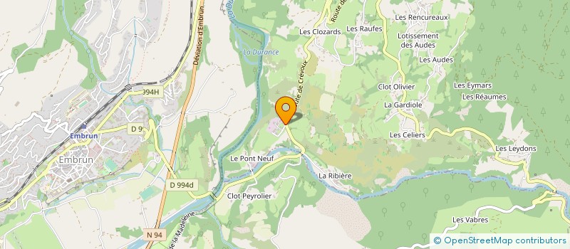 localisation de l'entreprise MADAME CORINNE SEMINO  SAINT-ANDRE-D EMBRUN