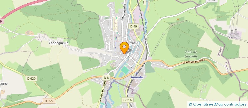 localisation de l'entreprise MADAME CORINNE SENCE  AUMALE