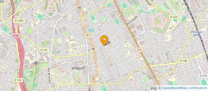 localisation de l'entreprise MADAME CORINNE SENTOU à VITRY-SUR-SEINE