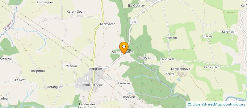 localisation de l'entreprise MADAME CORINNE SEURRE  TREMEVEN