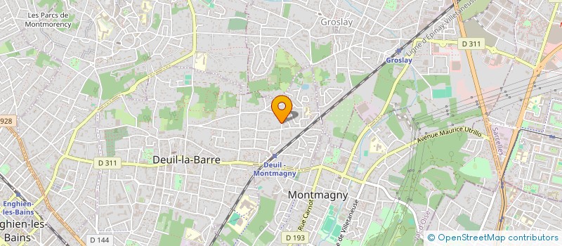 localisation de l'entreprise MADAME CORINNE SIMON  DEUIL-LA-BARRE