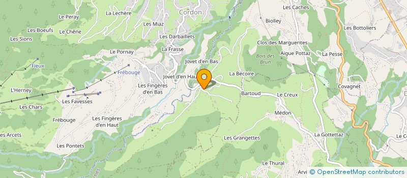 localisation de l'entreprise MADAME CORINNE SOCQUET-CLERC à SALLANCHES