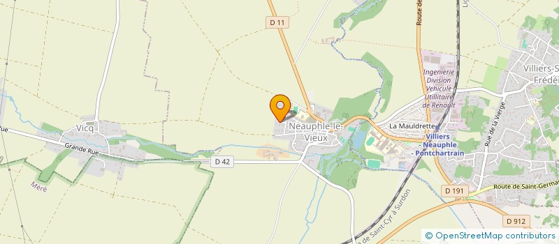 localisation de l'entreprise MADAME CORINNE SOURDAIS  NEAUPHLE-LE-VIEUX