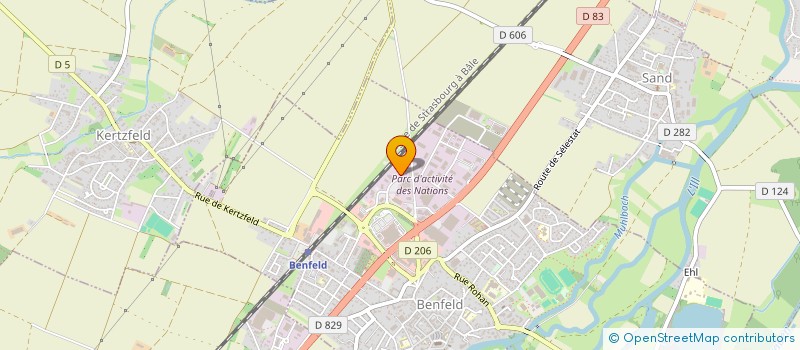 localisation de l'entreprise MADAME CORINNE SPIELMANN  BENFELD