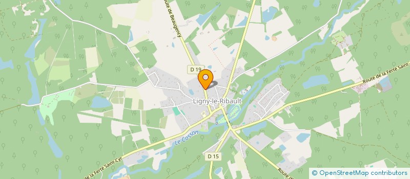 localisation de l'entreprise MADAME CORINNE SPILEERS  LIGNY-LE-RIBAULT