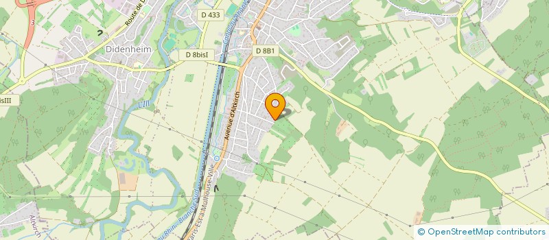 localisation de l'entreprise MADAME CORINNE STEPHAN  BRUNSTATT-DIDENHEIM