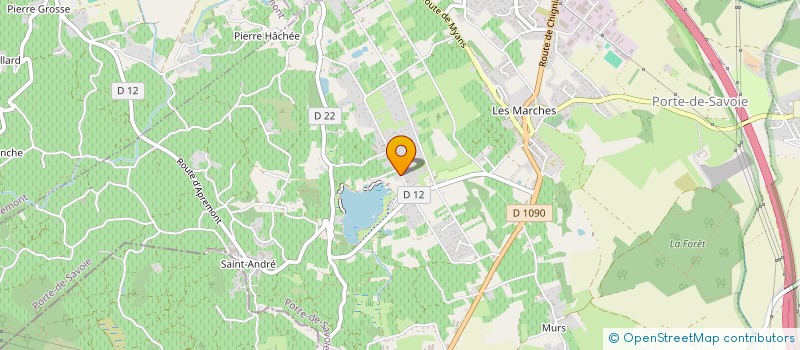 localisation de l'entreprise MADAME CORINNE SUBTIL  PORTE-DE-SAVOIE