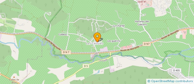 localisation de l'entreprise MADAME CORINNE SUSINI  BRIGNOLES