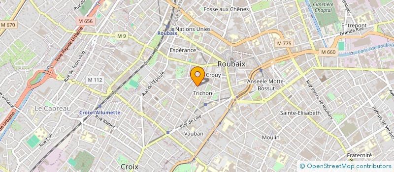 localisation de l'entreprise MADAME CORINNE TANGHE à ROUBAIX