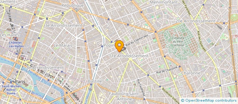 localisation de l'entreprise MADAME CORINNE TASSEL  PARIS