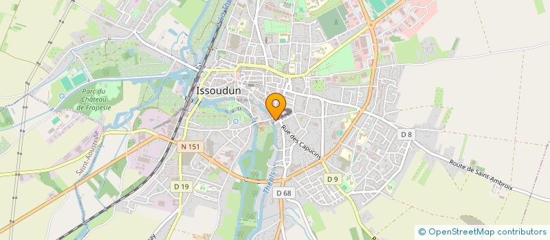 localisation de l'entreprise MADAME CORINNE TAUPIN à ISSOUDUN