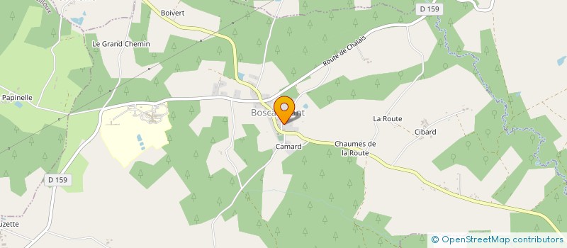 localisation de l'entreprise MADAME CORINNE TESSIER  BOSCAMNANT