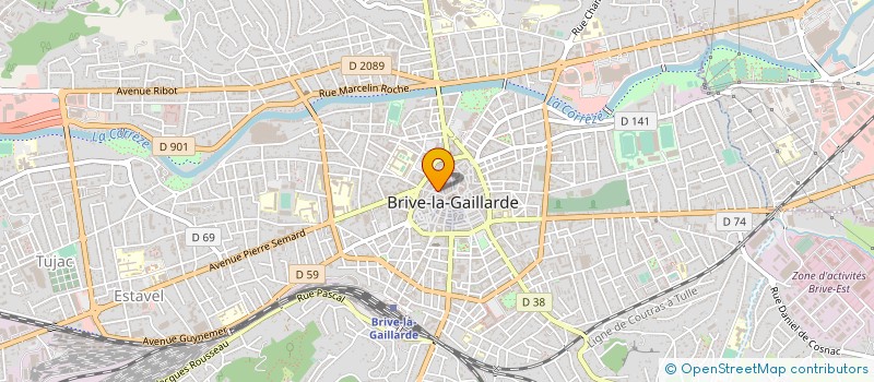 localisation de l'entreprise MADAME CORINNE TEULIERES à BRIVE-LA-GAILLARDE