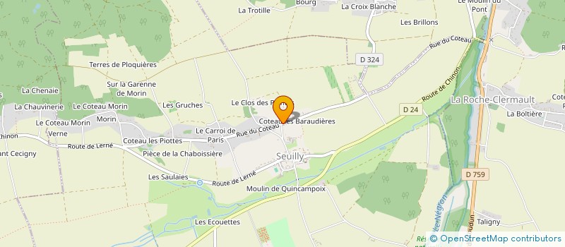 localisation de l'entreprise MADAME CORINNE TEXEDRE à SEUILLY