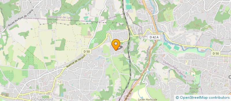 localisation de l'entreprise MADAME CORINNE THEROULDE  CHAPONOST