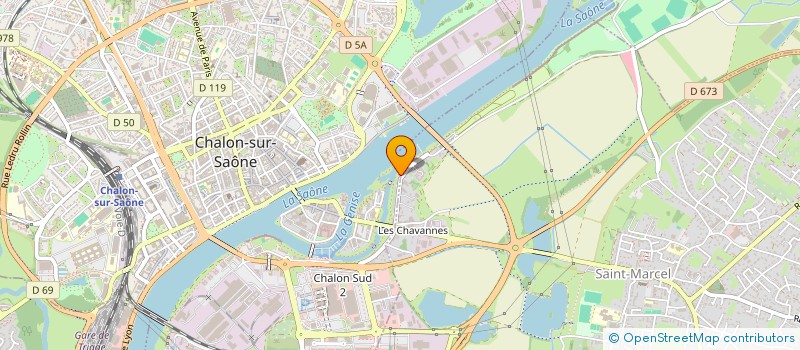 localisation de l'entreprise MADAME CORINNE THIBAUDET  CHALON-SUR-SAONE