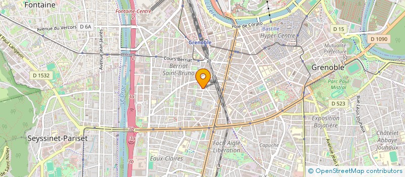 localisation de l'entreprise MADAME CORINNE THIBAUT  GRENOBLE