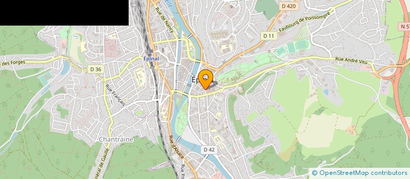 localisation de l'entreprise MADAME CORINNE THIEBAUT à EPINAL