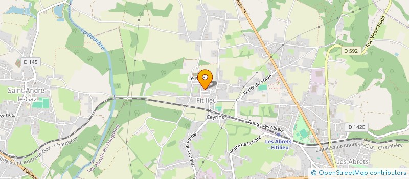 localisation de l'entreprise MADAME CORINNE THOMAS  LES ABRETS EN DAUPHINE