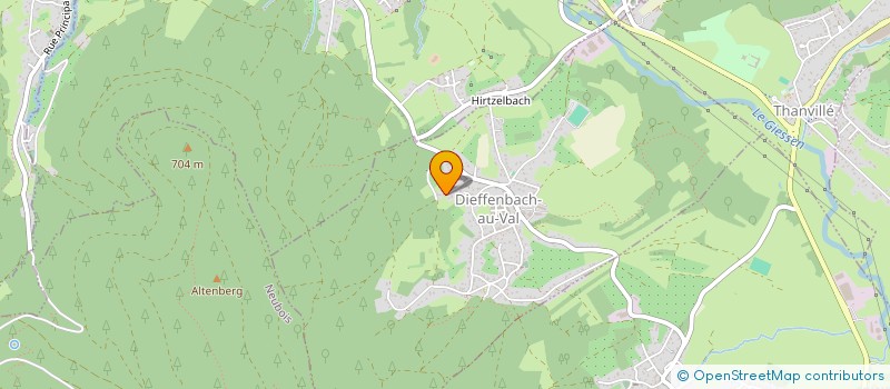 localisation de l'entreprise MADAME CORINNE THOMAS  DIEFFENBACH-AU-VAL