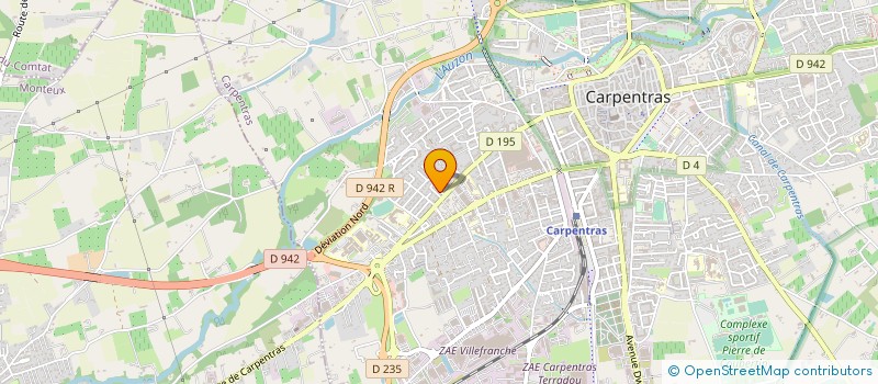 localisation de l'entreprise MADAME CORINNE THOMAS  CARPENTRAS