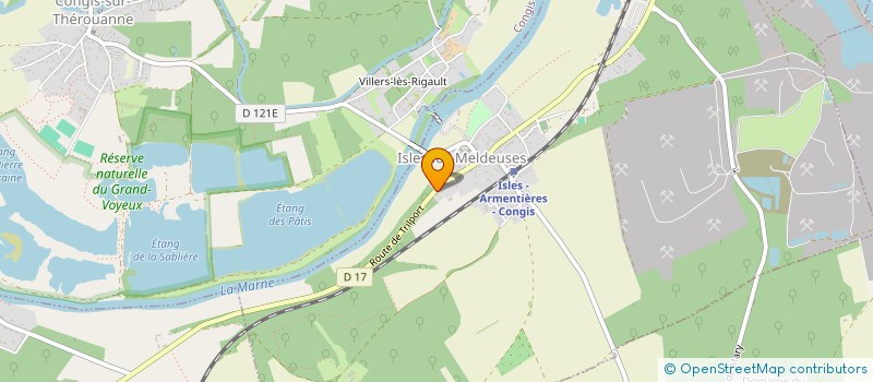 localisation de l'entreprise MADAME CORINNE THUILLIER  ISLES-LES-MELDEUSES