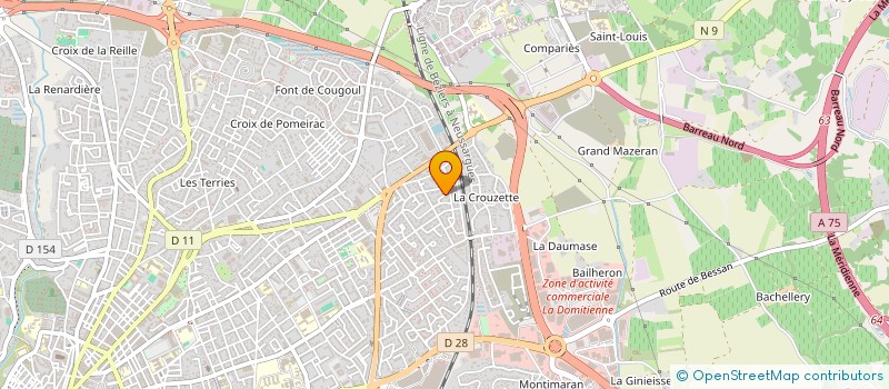 localisation de l'entreprise MADAME CORINNE TICHADOU à BEZIERS