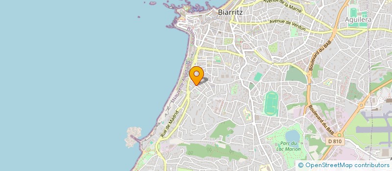 localisation de l'entreprise MADAME CORINNE TILLIER à BIARRITZ