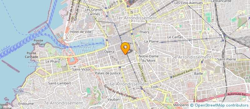 localisation de l'entreprise MADAME CORINNE TOMAS  MARSEILLE