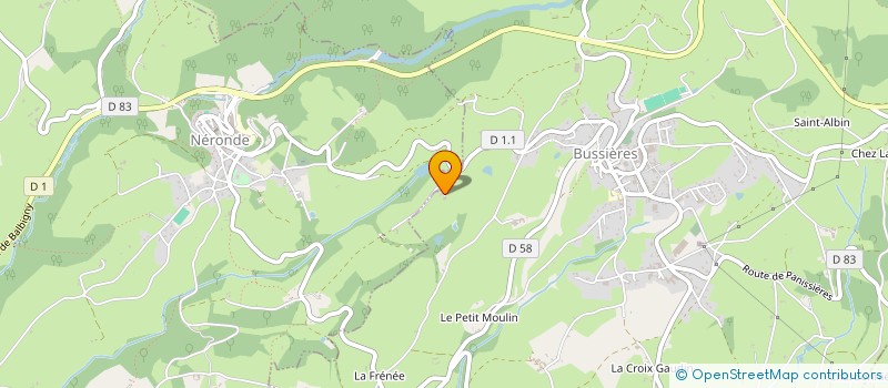 localisation de l'entreprise MADAME CORINNE TOMBOIS  BUSSIERES