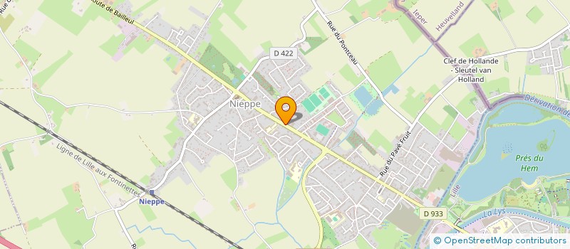 localisation de l'entreprise MADAME CORINNE TOURBIER  NIEPPE