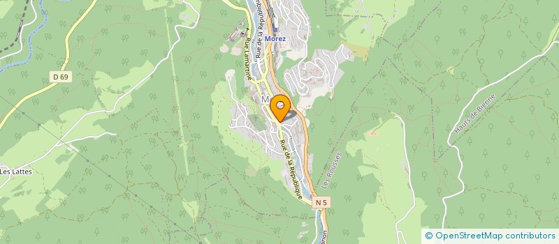 localisation de l'entreprise MADAME CORINNE TOURDOT à HAUTS DE BIENNE