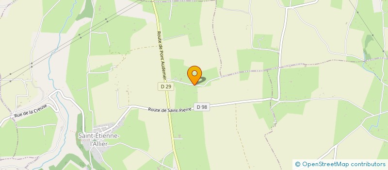 localisation de l'entreprise MADAME CORINNE TOURTE  SAINT ETIENNE L'ALLIER