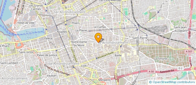 localisation de l'entreprise MADAME CORINNE TOUSSAINT à MARSEILLE